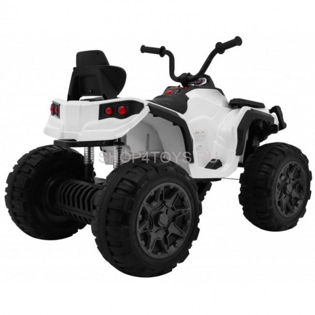 Детский квадроцикл Grizzly ATV 4WD White 12V с пультом управления - BDM0906-4 Детский квадроцикл Grizzly ATV 4WD White 12V с пультом управления - BDM0906-4