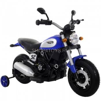 Детский мотоцикл Qike Чоппер синий - QK-307-BLUE Детский мотоцикл Qike Чоппер синий - QK-307-BLUE