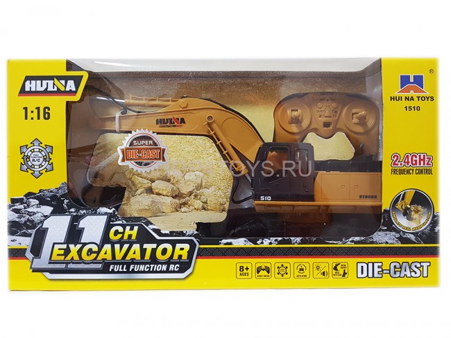 Радиоуправляемый экскаватор HUI NA TOYS масштаб 1:16 2.4G - HN1510 Радиоуправляемый экскаватор HUI NA TOYS масштаб 1:16 2.4G - HN1510