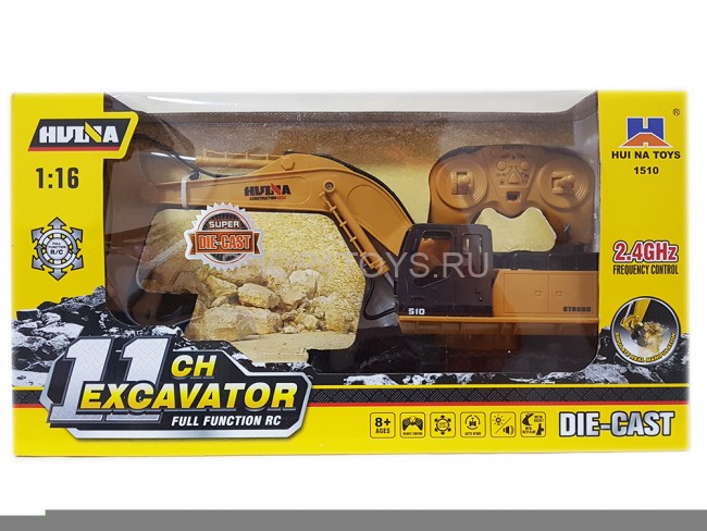 Радиоуправляемый экскаватор HUI NA TOYS масштаб 1:16 2.4G - HN1510 Радиоуправляемый экскаватор HUI NA TOYS масштаб 1:16 2.4G - HN1510