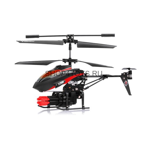Радиоуправляемый вертолет WLtoys V398 с ракетной установкой и снарядами - V398 Радиоуправляемый вертолет WLtoys V398 с ракетной установкой и снарядами - V398