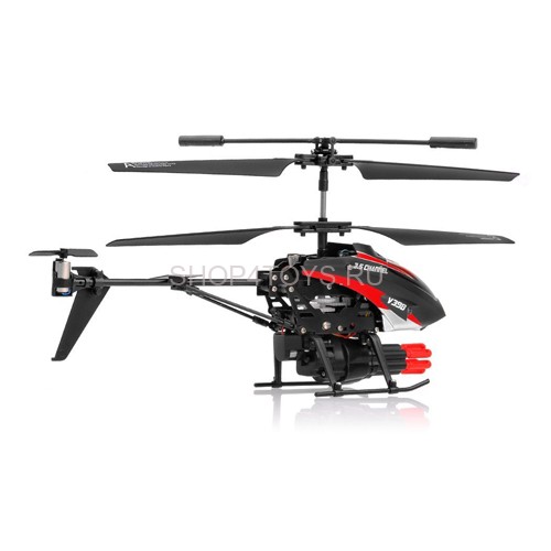 Радиоуправляемый вертолет WLtoys V398 с ракетной установкой и снарядами - V398 Радиоуправляемый вертолет WLtoys V398 с ракетной установкой и снарядами - V398