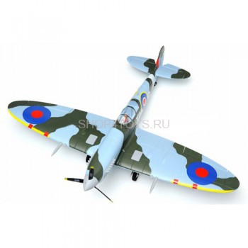 Радиоуправляемый самолет Dynam Spitfire 1200mm RTF 2.4G - DY8942 Полностью готовая модель учебно-тренировочного самолёта Dynam Spitfire. Модель оснащена бесколлекторным электродвигателем, аппаратурой управления 2.4GHz, аккумулятором и убирающимся двух стоечным шасси
