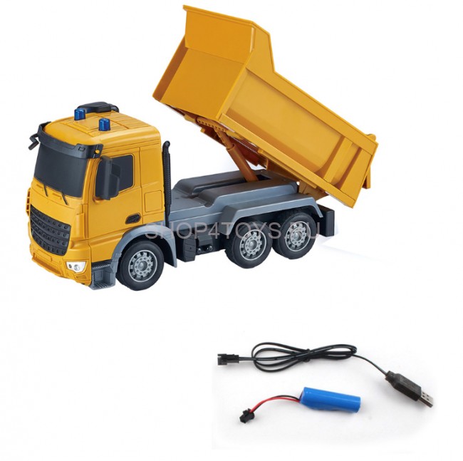 Радиоуправляемый грузовик - самосвал (свет, звук, масштаб 1:24) - YT55-6 Радиоуправляемый грузовик - самосвал (свет, звук, масштаб 1:24) - YT55-6