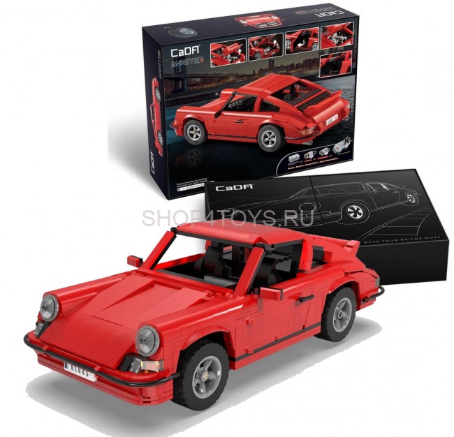 Конструктор CADA Porsche 911, 1429 деталей - C61045W Конструктор CADA Porsche 911, 1429 деталей - C61045W