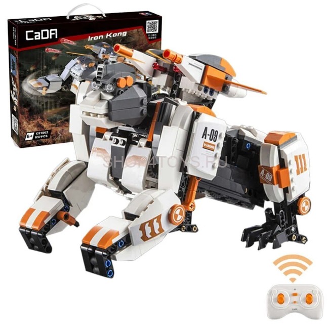 Радиоуправляемый конструктор CADA робот Iron Kong, 637 элементов - C51062W Радиоуправляемый конструктор CADA робот Iron Kong, 637 элементов - C51062W