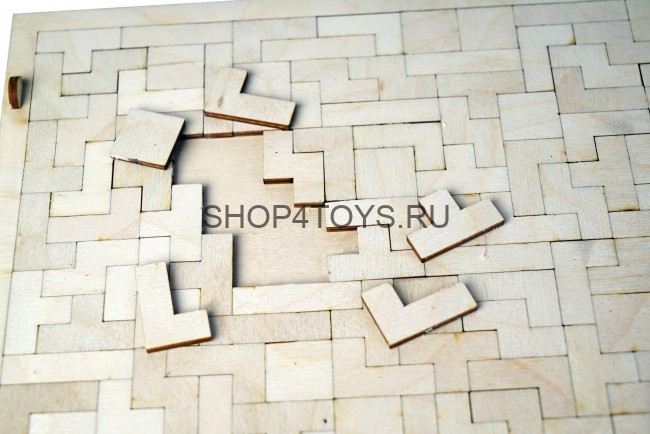 Набор деревянный Lemmo Игра Тетрис - 00-21