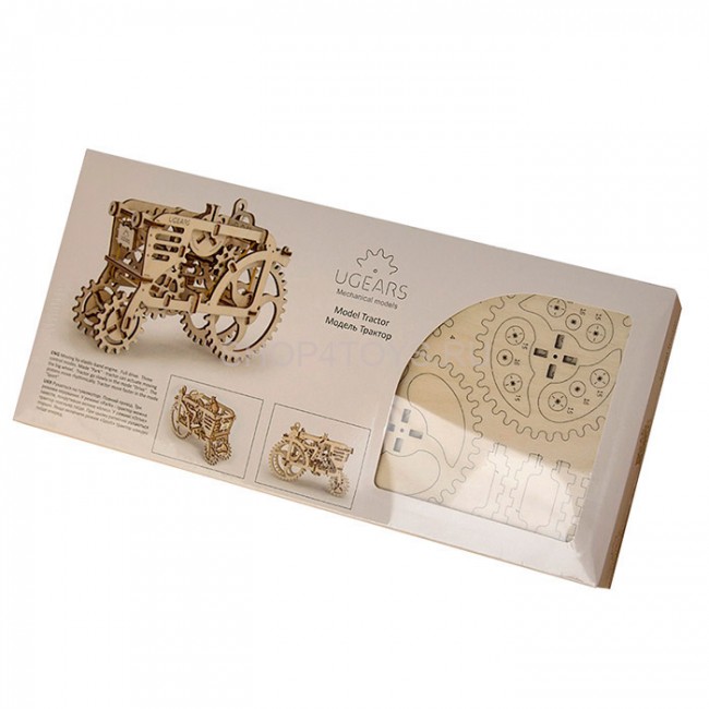 Деревянный 3D конструктор Ugears "Трактор" - 70003 Деревянный 3D конструктор Ugears "Трактор" - 70003
