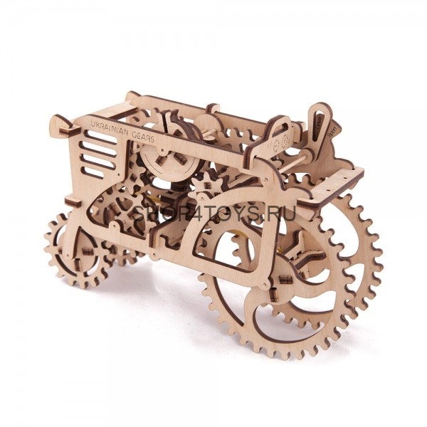 Деревянный 3D конструктор Ugears "Трактор" - 70003 Деревянный 3D конструктор Ugears "Трактор" - 70003