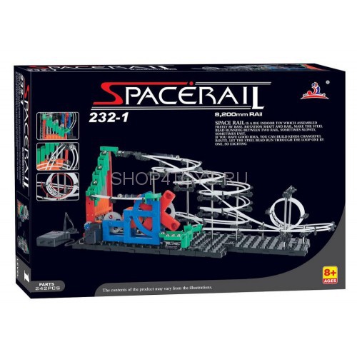 Динамический конструктор Космические горки, новая серия, уровень 1 - 232-1