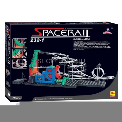 Динамический конструктор Космические горки, новая серия, уровень 1 - 232-1