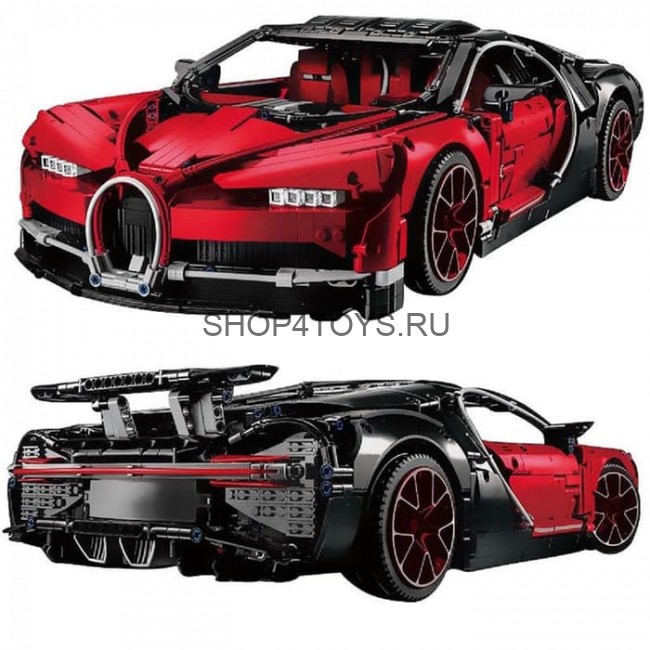 Конструктор Lepin 20086B Bugatti Chiron (красный) - Technic 42083 Конструктор Lepin 20086B Bugatti Chiron (красный) - Technic 42083