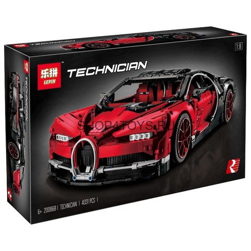 Конструктор Lepin 20086B Bugatti Chiron (красный) - Technic 42083 Конструктор Lepin 20086B Bugatti Chiron (красный) - Technic 42083
