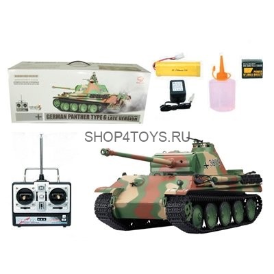 Радиоуправляемый танк Heng Long Panther G 1:16 - 3879-1 Радиоуправляемый танк Heng Long Panther G 1:16 - 3879-1