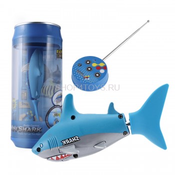 Радиоуправляемая рыбка-акула (синяя, водонепроницаемая в банке) - 3310B-2 Радиоуправляемая рыбка-акула (синяя, водонепроницаемая в банке) - 3310B-2