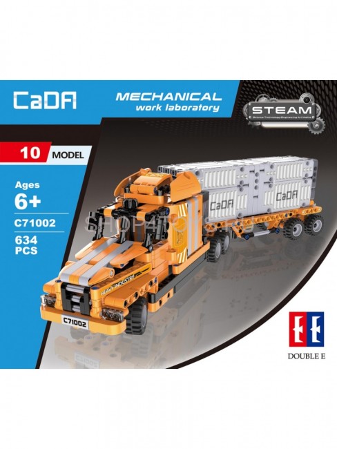 Конструктор CADA STEAM 10 в 1 механическая лаборатория - порт, 634 детали - C71002W Конструктор CADA STEAM 10 в 1 механическая лаборатория - порт, 634 детали - C71002W