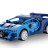 Радиоуправляемый конструктор CADA спортивный автомобиль Blue Race Car, 325 деталей - C51073W