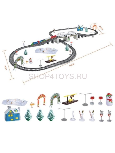 Железная дорога BSQ Новогодний Экспресс 366 см - BSQ-21812 Железная дорога BSQ Новогодний Экспресс 366 см - BSQ-21812