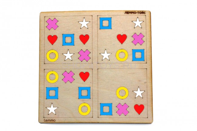 Набор деревянный Lemmo Игра Умные Фигурки - 00-7