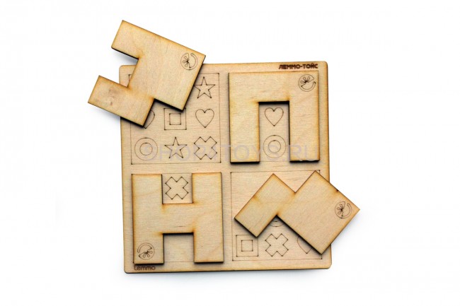 Набор деревянный Lemmo Игра Умные Фигурки - 00-7