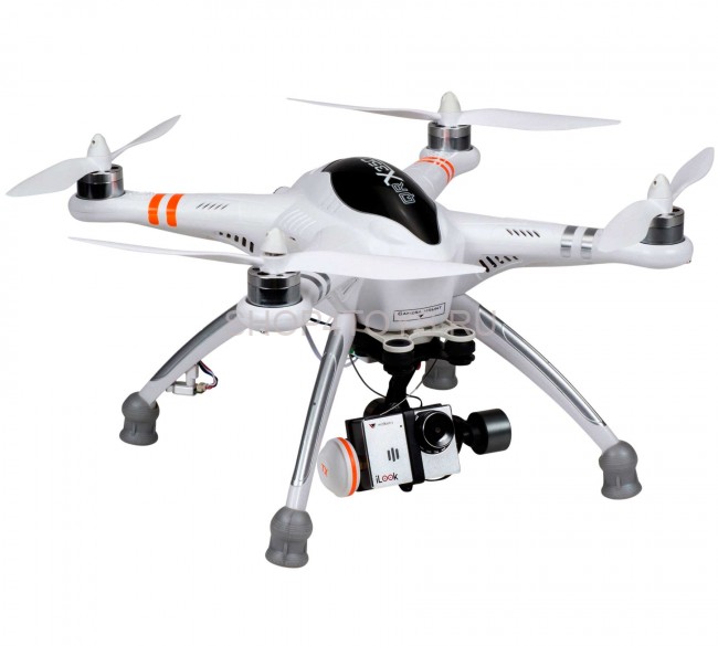 Радиоуправляемый квадрокоптер Walkera QR X350 Pro FPV 3 (Devo F12E, G-3D подвес, iLook+ камера)
