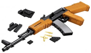 Конструктор автомат - 22706 Конструктор Автомат Калашникова АК47 - 22706 ( 617 деталей )
