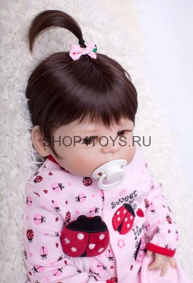 Реборн кукла девочка силиконовая Рина