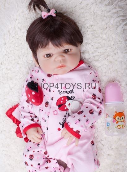 Реборн кукла девочка силиконовая Рина