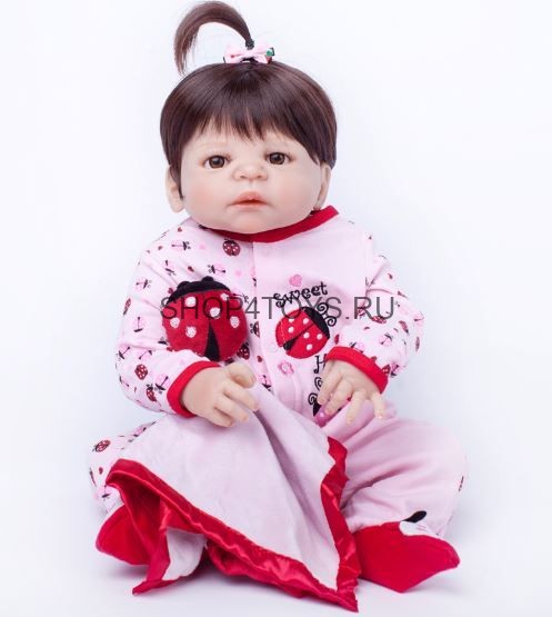 Реборн кукла девочка силиконовая Рина