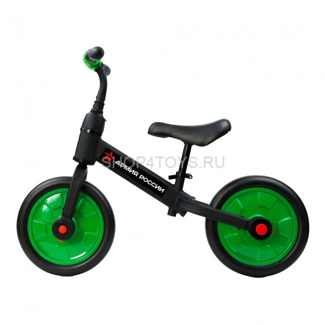 Детский беговел/велосипед ''Тактический'' (зеленый) - АР-03002 Детский беговел/велосипед ''Тактический'' (зеленый) - АР-03002