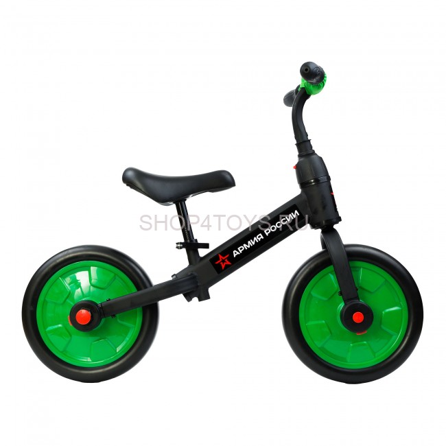 Детский беговел/велосипед ''Тактический'' (зеленый) - АР-03002 Детский беговел/велосипед ''Тактический'' (зеленый) - АР-03002