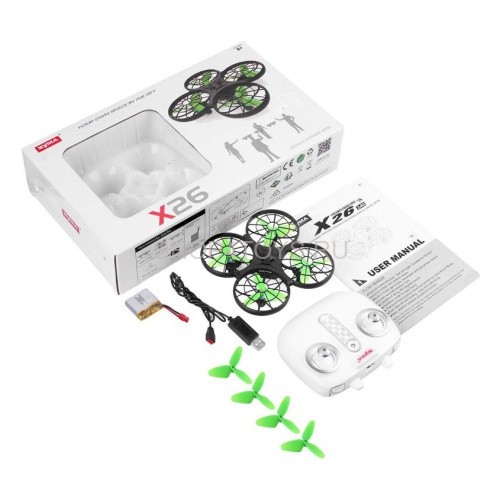 Радиоуправляемый квадрокоптер Syma X26 RTF 2.4G - X26 Радиоуправляемый квадрокоптер Syma X26 RTF 2.4G - X26