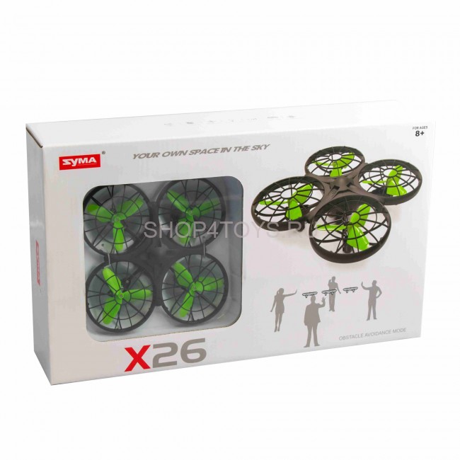 Радиоуправляемый квадрокоптер Syma X26 RTF 2.4G - X26 Радиоуправляемый квадрокоптер Syma X26 RTF 2.4G - X26