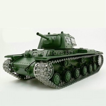 Радиоуправляемый танк Heng Long KV-1 1:16 - 3878-1 PRO Радиоуправляемая модель советского танка "КВ-1" (с дымовыми эффектами).