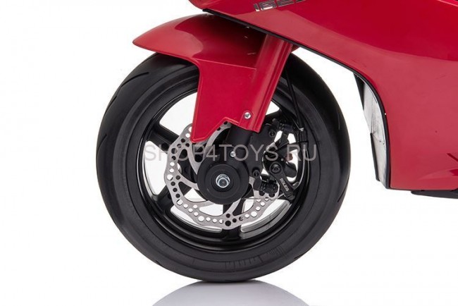 Детский электромобиль мотоцикл Ducati Red (дисковый тормоз, 16 км/ч, 24V) - SX1629 Детский электромобиль мотоцикл Ducati Red (дисковый тормоз, 16 км/ч, 24V) - SX1629