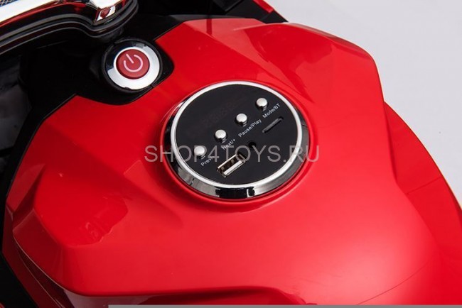 Детский электромобиль мотоцикл Ducati Red (дисковый тормоз, 16 км/ч, 24V) - SX1629 Детский электромобиль мотоцикл Ducati Red (дисковый тормоз, 16 км/ч, 24V) - SX1629