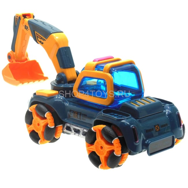 Радиоуправляемый экскаватор ZhengGuang 3in1 DIY (ковш, захват, отвал) - UD2206D Радиоуправляемый экскаватор ZhengGuang 3in1 DIY (ковш, захват, отвал) - UD2206D