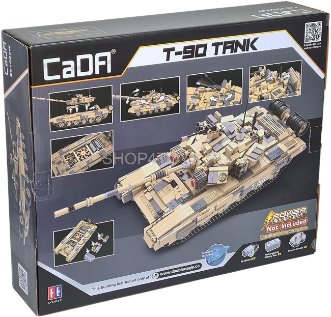 Радиоуправляемый конструктор CaDA Танк Т90, 1722 детали - C61003W