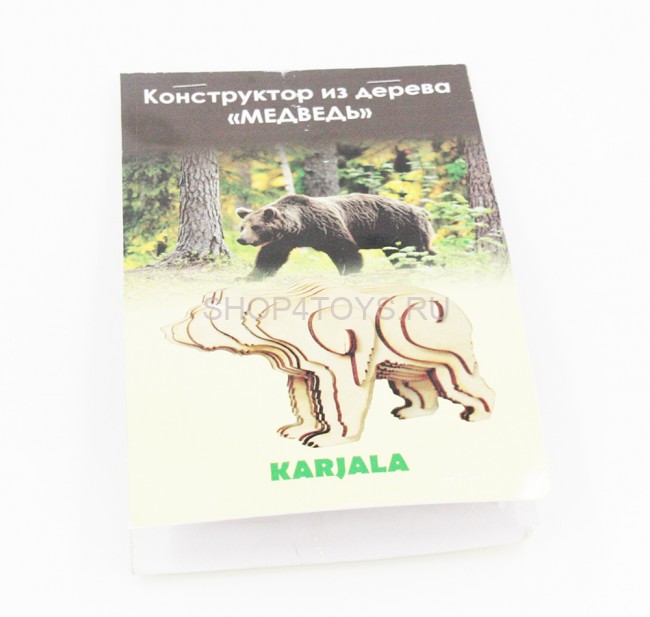 Конструктор-3D пазл "Медведь" - K09D Конструктор-3D пазл "Медведь" - K09D