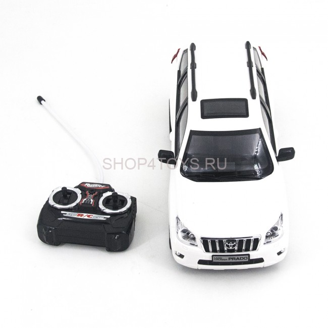 Радиоуправляемый джип Toyota Land Cruiser Prado White 1:16 - 1052-W Радиоуправляемый джип Toyota Land Cruiser Prado White 1:16 - 1052-W