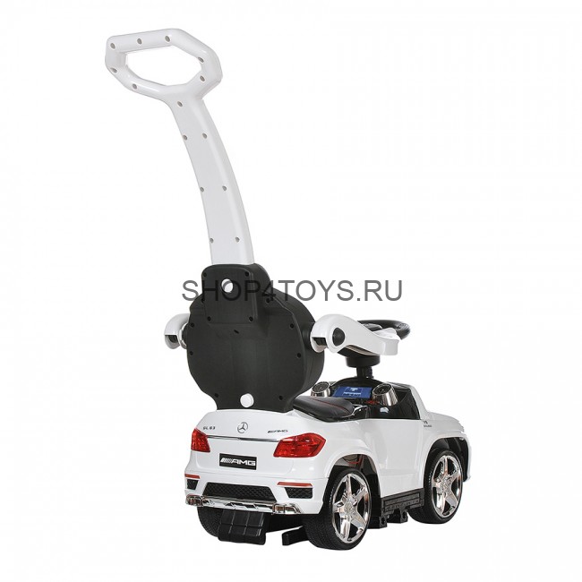 Детский электромобиль - каталка Mercedes GL63 AMG White LUXURY - SX1578H