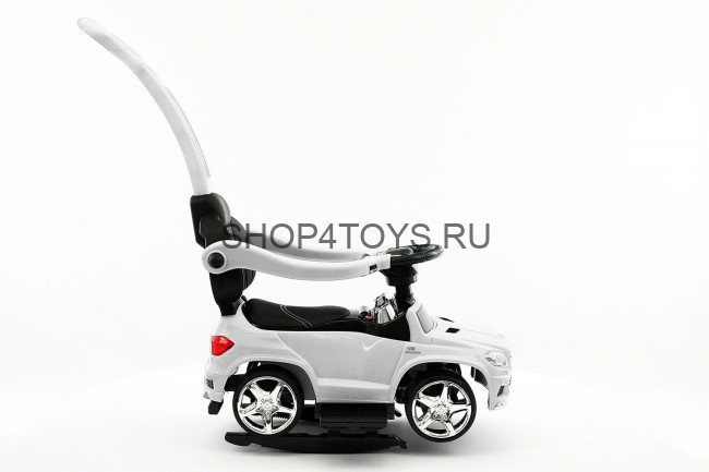 Детский электромобиль - каталка Mercedes GL63 AMG White LUXURY - SX1578H