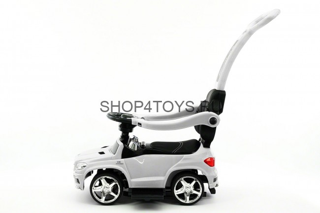 Детский электромобиль - каталка Mercedes GL63 AMG White LUXURY - SX1578H