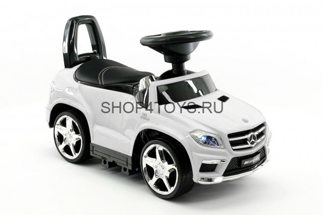 Детский электромобиль - каталка Mercedes GL63 AMG White LUXURY - SX1578H