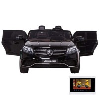 Детский электромобиль Mercedes Benz GLS63 LUXURY 4WD 12V MP4 - Black - HL228-LUX-MP4