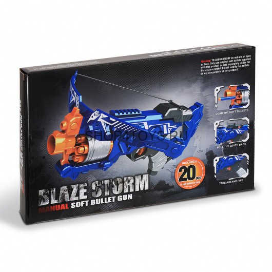 Арбалет механический "BlazeStorm" с мягкими пулями - 7107 Арбалет механический "BlazeStorm" с мягкими пулями - 7107