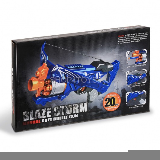 Арбалет механический "BlazeStorm" с мягкими пулями - 7107 Арбалет механический "BlazeStorm" с мягкими пулями - 7107