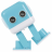 Интеллектуальный танцующий робот WLtoys Cubee F9 Blue APP - WLT-F9
