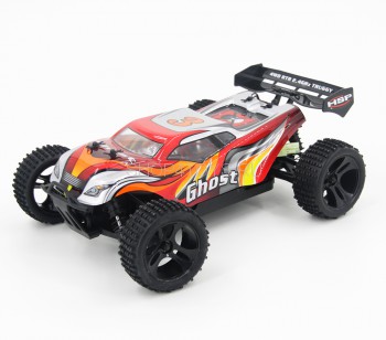 Радиоуправляемая трагги HSP Ghost 2.4G - 94803-80392N Ghost Mini Truggy от известной фирмы HSP. Модель оснащена коллекторной системой и пультом управления на 2.4 Ghz.