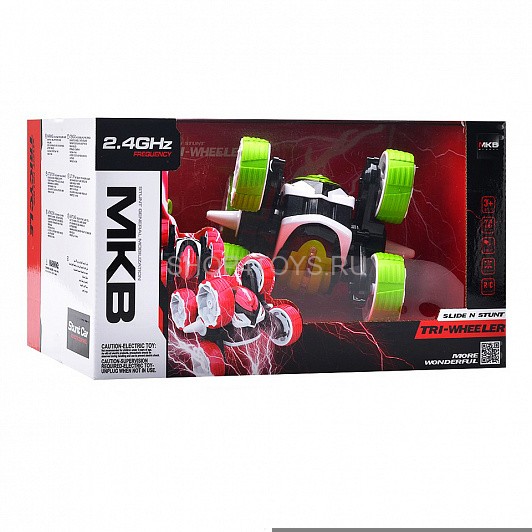 Радиоуправляемая машина-перевертыш MKB TRI-Wheeler - 5588-617-Green